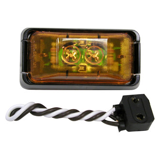 Peterson® - 153 Series 2.5" Amber Round LED Side Marker Light