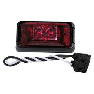 Peterson® - 153 Series 2.5" Red Round LED Side Marker Light