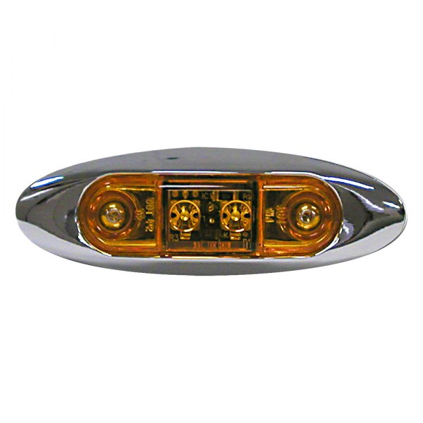 Peterson® - 168 Pirahna™ Slim-Line 4"x1.35" Oval LED Clearance Marker Lights