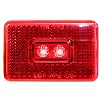 Peterson® - 170 Pirahna™ 3"x2" Red Rectangular LED Side Marker Light
