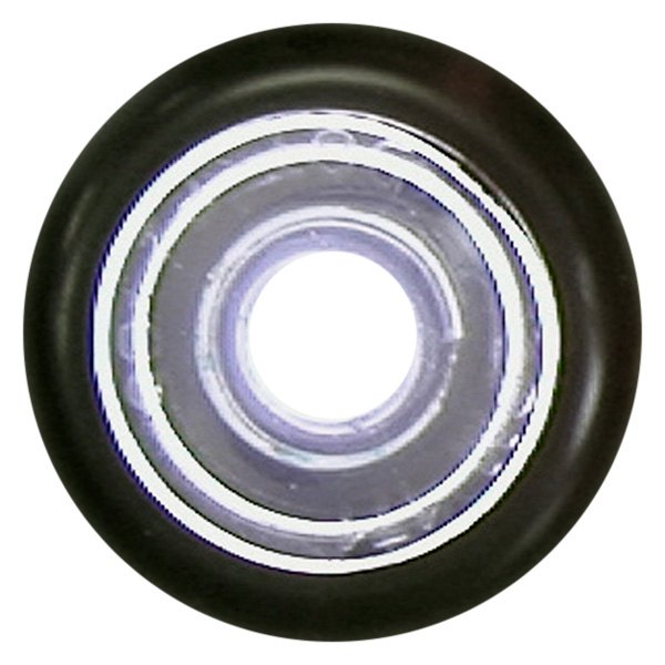 Peterson® - Great White™ Round Clear Lens Black Housing Surface Mount LED Courtesy Light