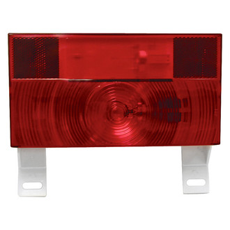 Peterson® - 8.6"x4.6" Reflectorized Rectangular Bolt-on Mount Tail Lights