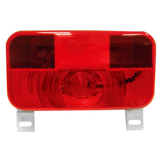 Peterson® - 8.6"x4.6" Reflectorized Rectangular Bolt-on Mount Tail Lights