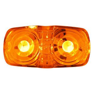 Peterson® - 38 Series 4" Oval Surface Mount LED Clearance Marker Lights with Stripped Wires