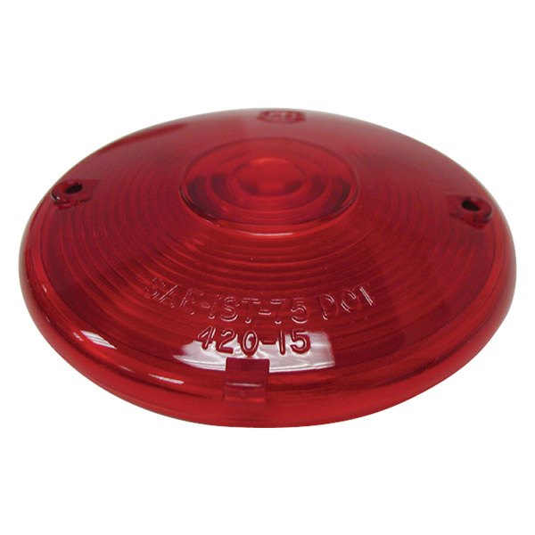 Peterson® - 428 Series 3.75" Red Round Crystal Tail Light Lenses