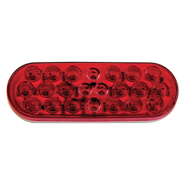 Peterson® - 420 Series Piranha™ 6.5" Oval Grommet Mount LED Combination Tail Light