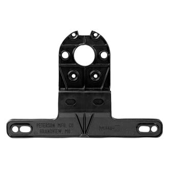 Peterson® - Black License Plate Bracket