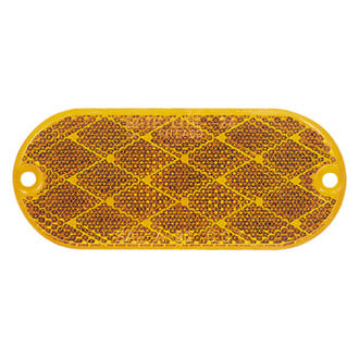Peterson® V480A - Quick-Mount Amber Oblong Reflectors