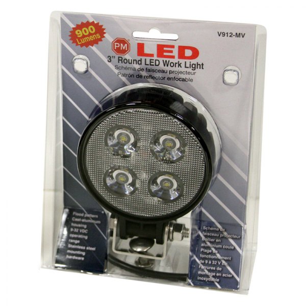 Peterson® - 912 Great White Series 3" Round Flood Beam LED Light