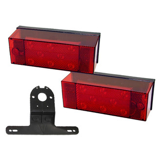 Peterson® - 947 Series Red Rectangular LED Submersible Tail Light Kit