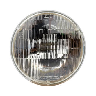Philips® - 7" Round Passenger Side Chrome Factory Style Sealed Beam Headlight
