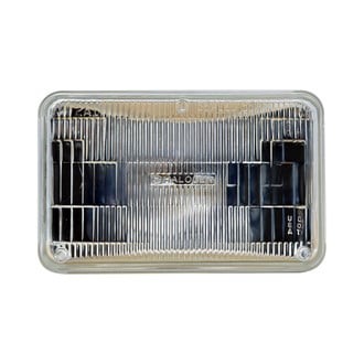Philips® - 4x6" Rectangular Chrome Factory Style Sealed Beam Headlight (H4656, 165mm)