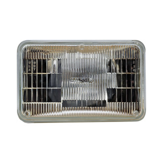 Philips® - 4x6" Rectangular Chrome Factory Style Sealed Beam Headlight (H4656, 165mm)