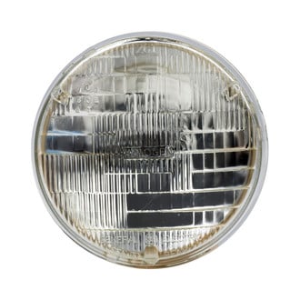 Philips® - 5 3/4" Round Low Beam Chrome Factory Style Sealed Beam Headlight
