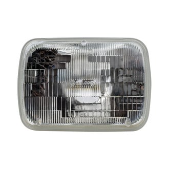 Philips® - 7x6" Rectangular Chrome Factory Style Sealed Beam Headlight