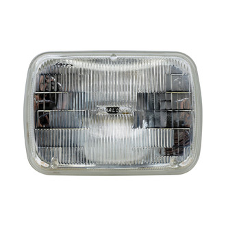 Philips® - 7x6" Rectangular Chrome Factory Style Sealed Beam Headlight