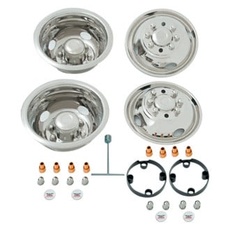 Phoenix USA® - 16" D.O.T. Liner 4 Hand Hole Polished Wheel Simulator Kit