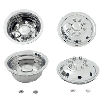 Phoenix USA® - 16" Quick Liner 8 Hand Hole Polished Wheel Simulator Set