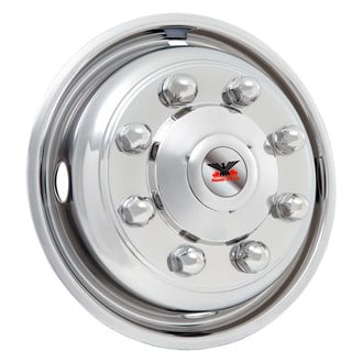 Phoenix USA® - 19.5" D.O.T. Liner 4 Hand Hole Polished Wheel Simulators