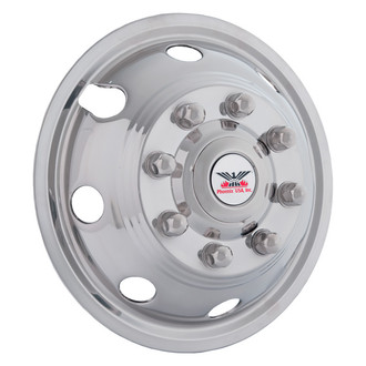 Phoenix USA® - 17" Quick Liner 8 Hand Hole Polished Wheel Simulator Set
