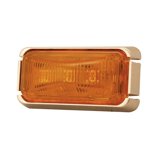 Pilot® - Mini 4"x1" Rectangular Amber LED Side Marker Light
