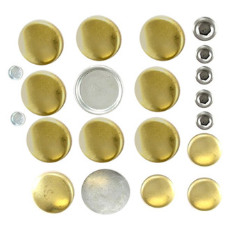 Pioneer Automotive® - Front Passenger Side Upper Poly Brass Expansion Plug Kit