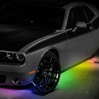 Pipedream® - Slimline Multicolor LED Underbody Kit with Remote