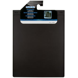 Plasticolor® - Plain Black Mud Guards w/o Logo