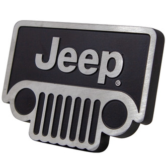 Plasticolor® - Hitch Cover with Jeep Grill Design Logo for 2" Receivers