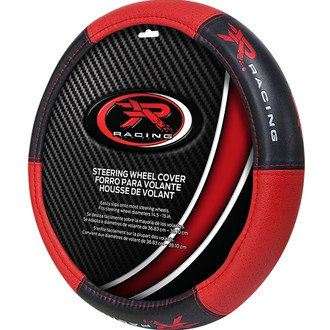 Plasticolor® - Elite Series Red R Racing Speed Grip Steering Wheel Cover