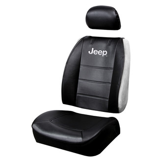 Plasticolor® - Black Seat Cover with Automotive Logos