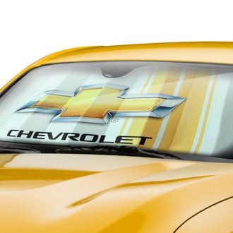 Plasticolor® - Chevy Racing Logo Bubble Accordion Sun Shade