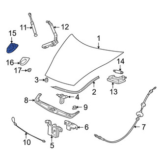 Porsche OE - Front Hood Emblem