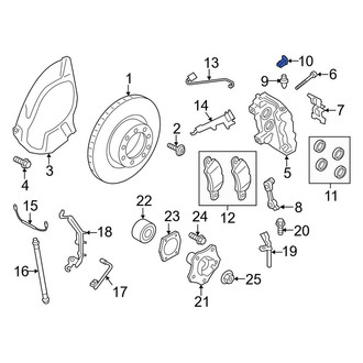 Porsche OE - Rear Brake Bleeder Screw Cap