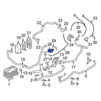 Porsche OE - Secondary Air Injection Control Valve