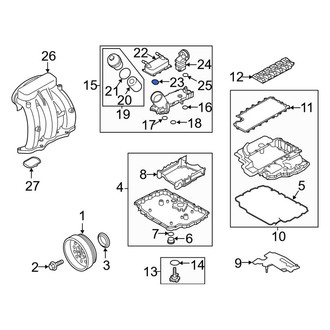 Porsche OE - Engine Oil Filter Housing Seal