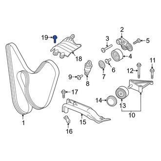 Porsche OE - Turbocharger Oil Line Bolt