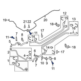 Porsche OE - Turbocharger Oil Line Bolt