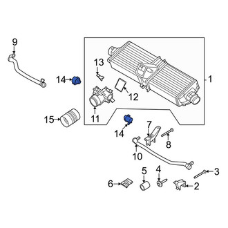 Porsche OE - Turbocharger Boost Pressure Relief Valve