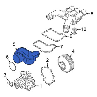 Porsche OE - Engine Coolant Thermostat Housing