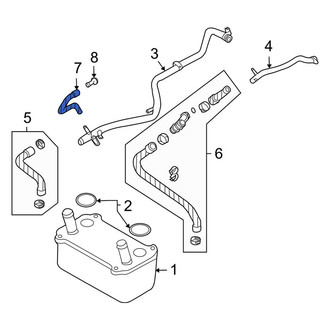 Porsche OE - Engine Coolant Overflow Hose