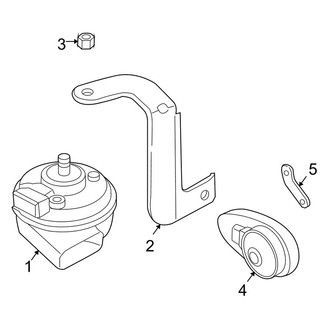 Porsche OE - Electrical - Horn