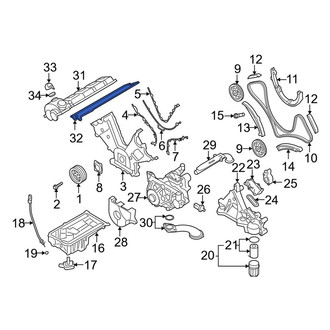 Porsche OE - Engine Valve Cover Gasket
