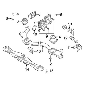 Porsche OE - Engine / Transaxle - Engine & Transmission Mounting (4.5L C Engine VIN Character)