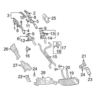 Porsche OE - Exhaust System - Exhaust Manifold