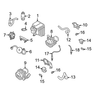 Porsche OE - Emission System - Emission Components (4.5L)