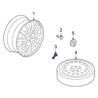 Porsche OE - Tire Valve Stem