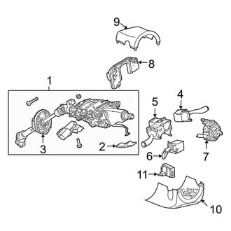 Porsche OE - Steering Column - Shroud, Switches & Levers