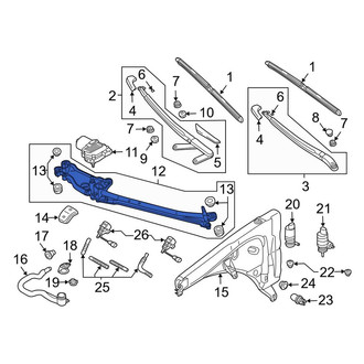 Porsche OE - Wiper Linkage