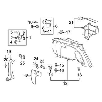 Porsche OE - Quarter Panel - Interior Trim